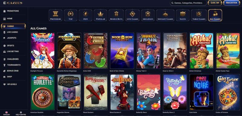 Image: Découvrez les fonctionnalités de Cazeus Casino en Ligne en France
